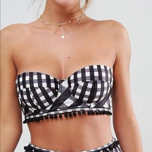 Asos strapless bathing suit top